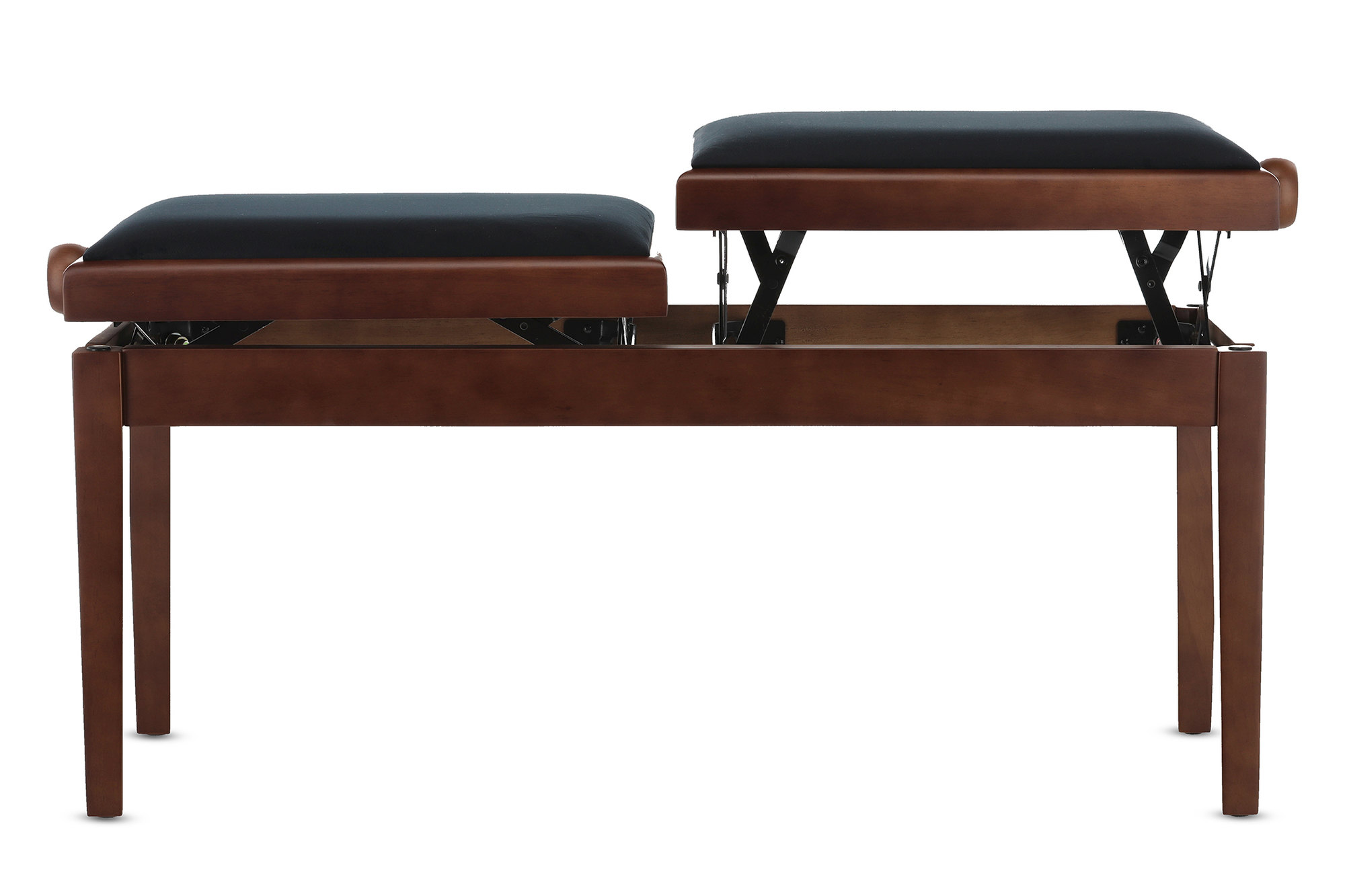 Gewa Banquette Piano Deluxe Double Noyer Mat - Banquette Clavier - Variation 4
