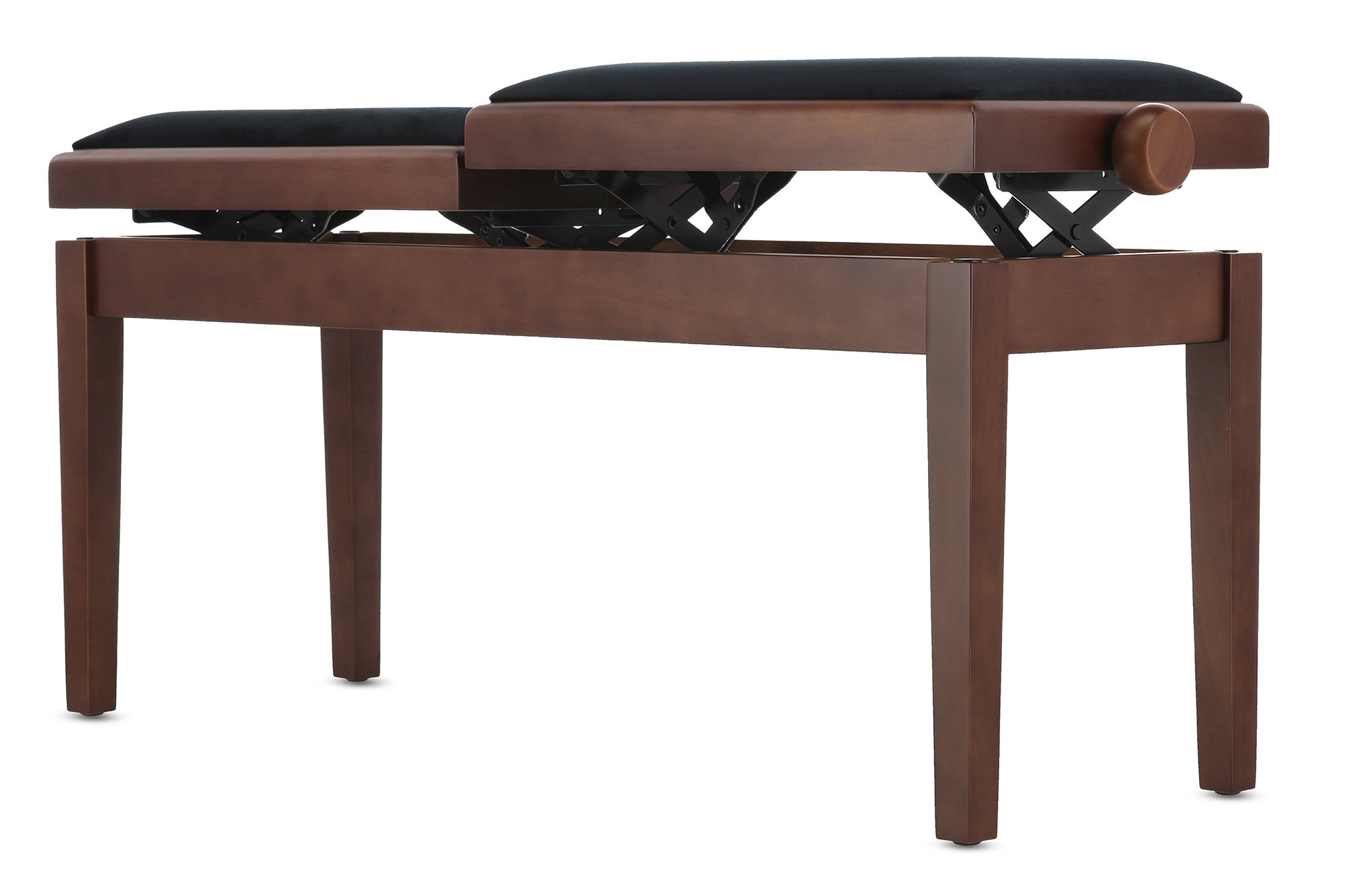 Gewa Banquette Piano Deluxe Double Noyer Mat - Banquette Clavier - Variation 7