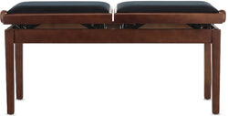 Banquette clavier Gewa BANQUETTE PIANO DELUXE DOUBLE NOYER MAT
