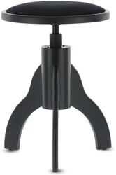 TABOURET DE PIANO DELUXE NOIR MAT