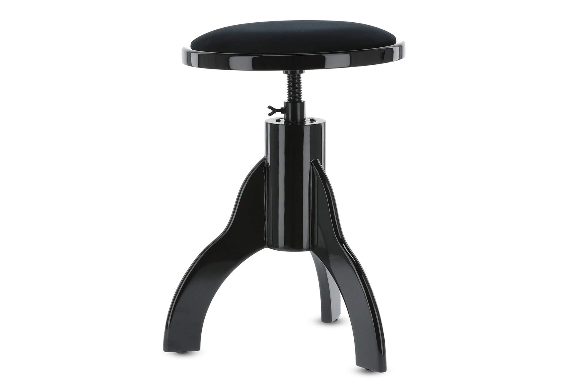 Gewa Tabouret De Piano Deluxe Noir Brillant - Banquette Clavier - Variation 2