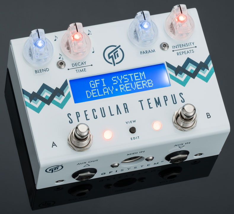 Gfi System Specular Tempus Reverb Delay - PÉdale Reverb / Delay / Echo - Variation 2