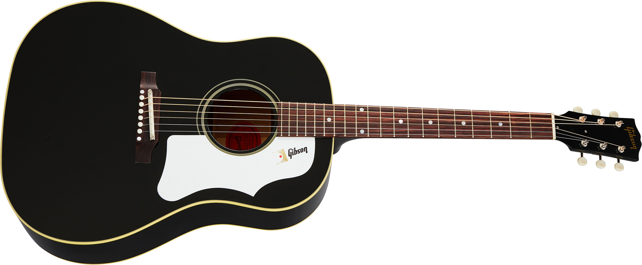 Gibson 60s J-45 Original 2020 Dreadnought Epicea Acajou Rw - Ebony - Guitare Acoustique - Main picture