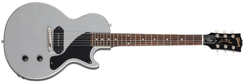 Gibson Billie Joe Armstrong Les Paul Junior Signature S P90 Ht Rw - Silver Mist - Guitare Électrique Single Cut - Main picture