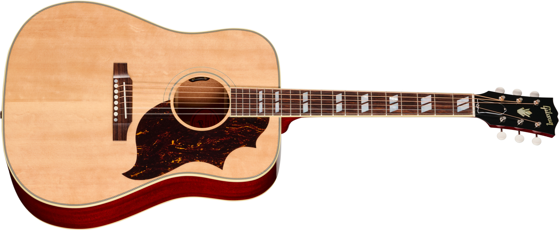Gibson Country Western 60s Original (baggs Hifi Dna) Dreadnought Epicea Acajou Rw - Antique Natural - Guitare Folk - Main picture