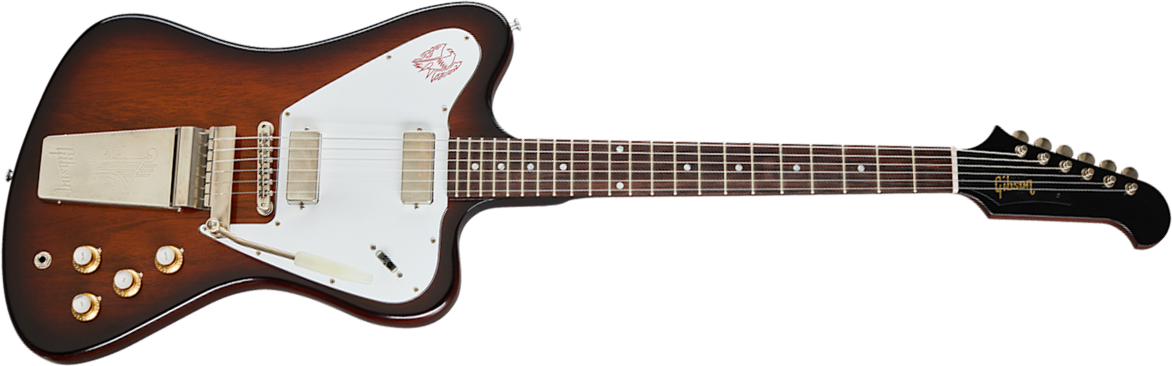 Gibson Custom Shop 1965 Non Reverse Firebird V Vibrola 2mh Trem Rw - Vos Vintage Sunburst - Guitare Électrique RÉtro Rock - Main picture