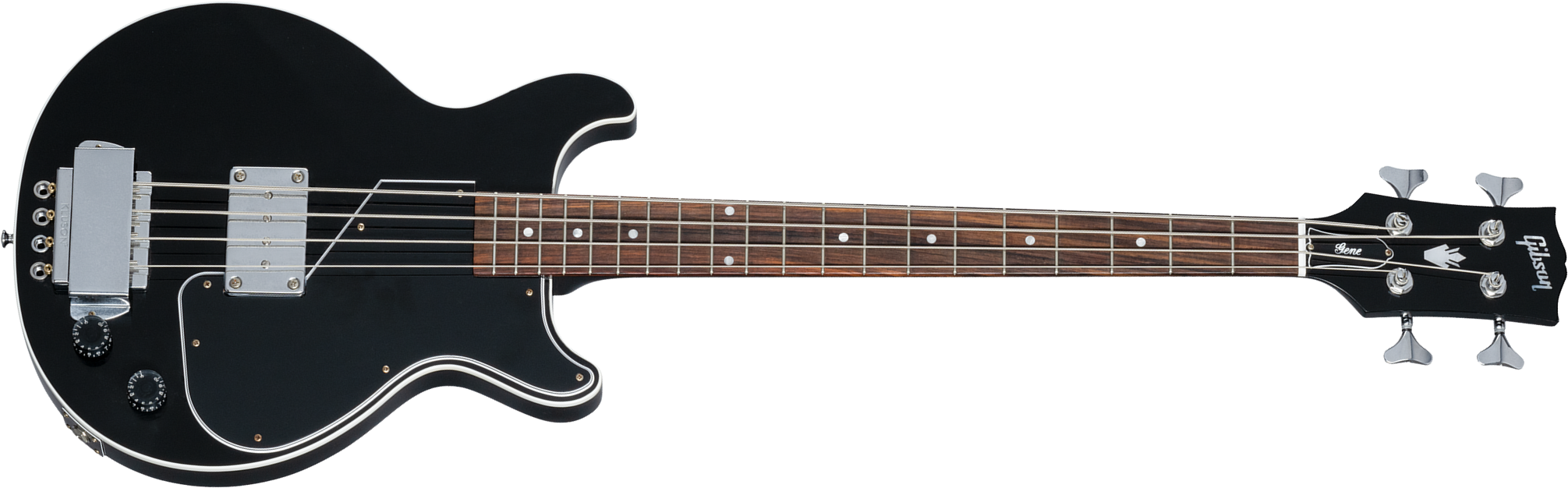Gibson Custom Shop Gene Simmons Eb-0 Bass Ltd Signature Rw - Vos Ebony - Basse Électrique Solid Body - Main picture