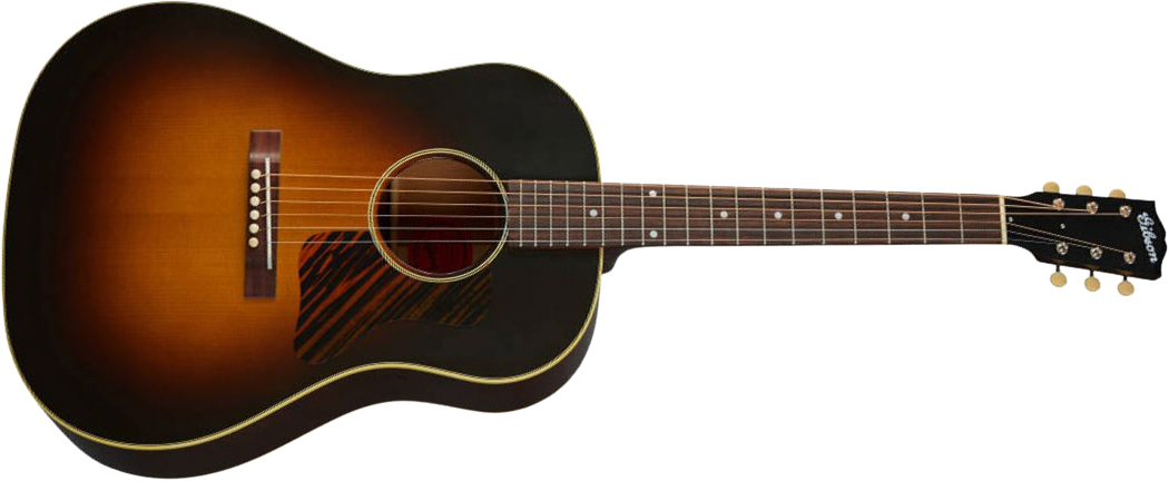 Gibson Custom Shop Historic J-35 1936 Dreadnought Epicea Acajou Rw - Vos Vintage Sunburst - Guitare Acoustique - Main picture