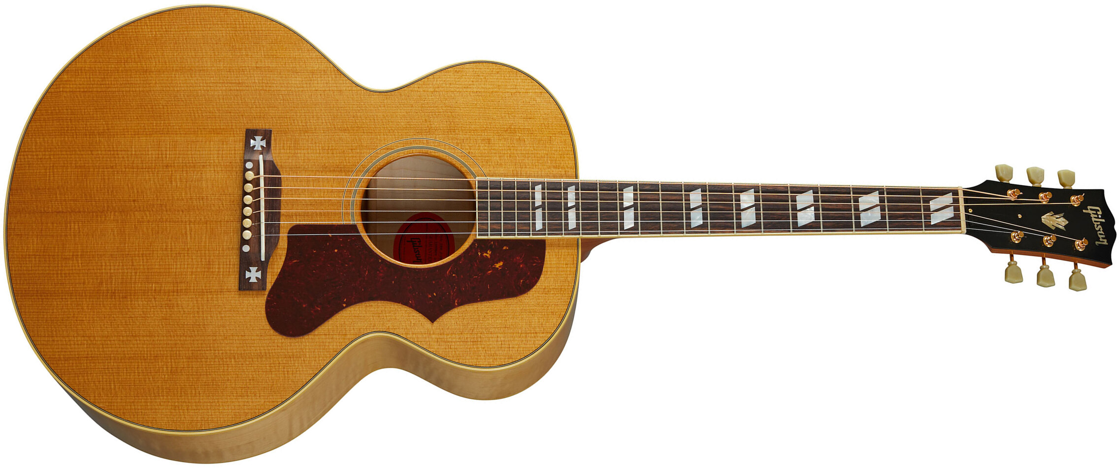 Gibson Custom Shop J-185 1952 Historic Jumbo Epicea Erable Rw - Vos Antique Natural - Guitare Folk - Main picture