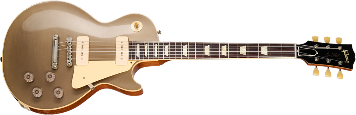 Gibson Custom Shop Les Paul 1955 Namm Show Commemorative 2s P90 Rw - Murphy Lab Light Aged Samoa Beige - Guitare Électrique Single Cut - Main picture