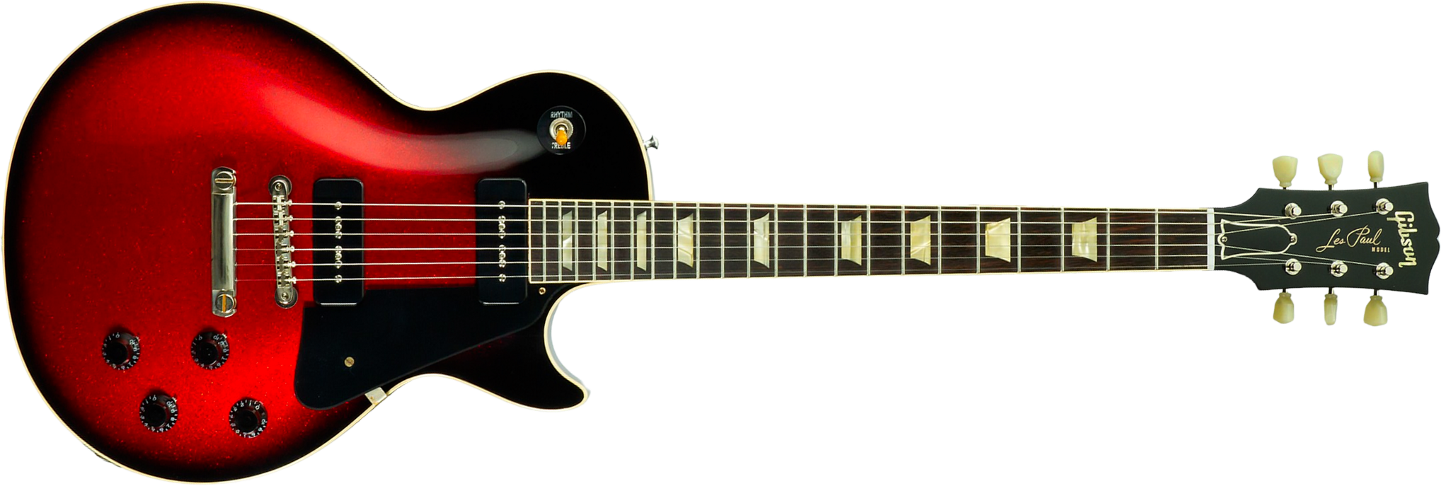 Gibson Custom Shop Les Paul Standard 1956 2p90 Ht Rw #65457 - Red Sparkle Burst - Guitare Électrique Single Cut - Main picture