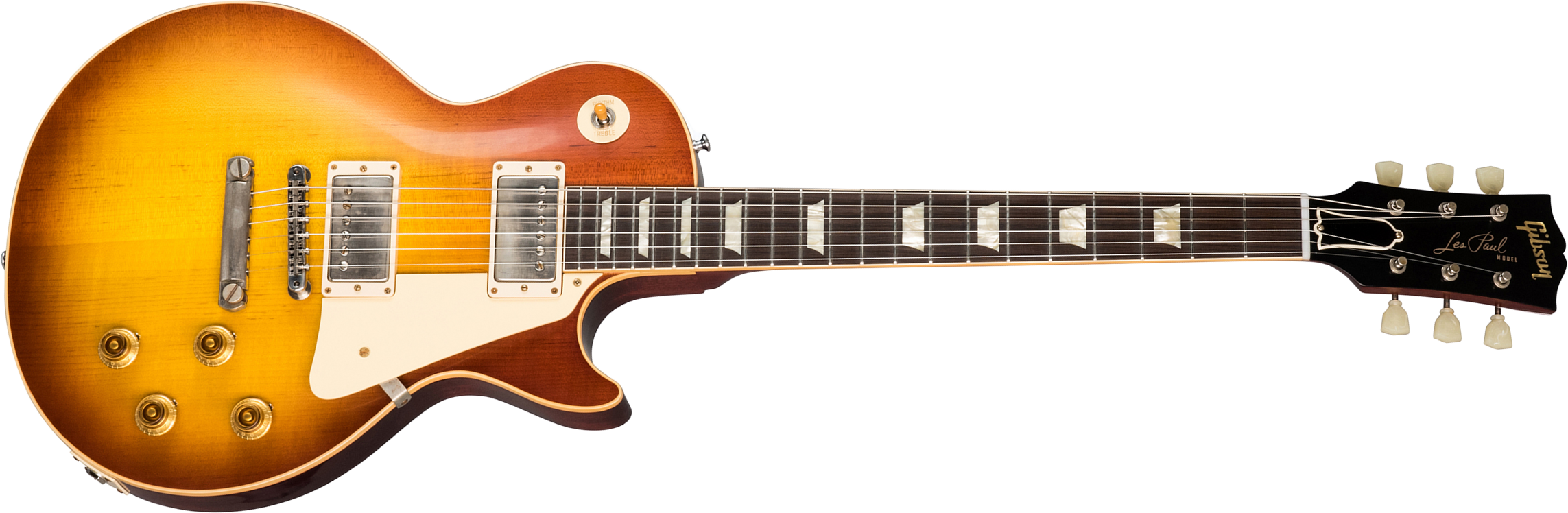 Gibson Custom Shop Les Paul Standard 1958 Reissue 2019 2h Ht Rw - Vos Iced Tea Burst - Guitare Électrique Single Cut - Main picture