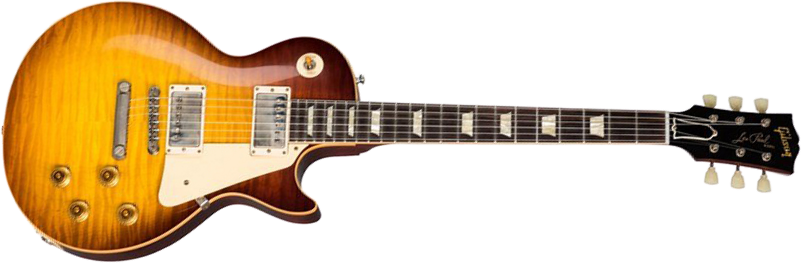 Gibson Custom Shop Les Paul Standard 1959 60th Anniversary Bolivian Rw - Vos Slow Iced Tea Fade - Guitare Électrique Single Cut - Main picture