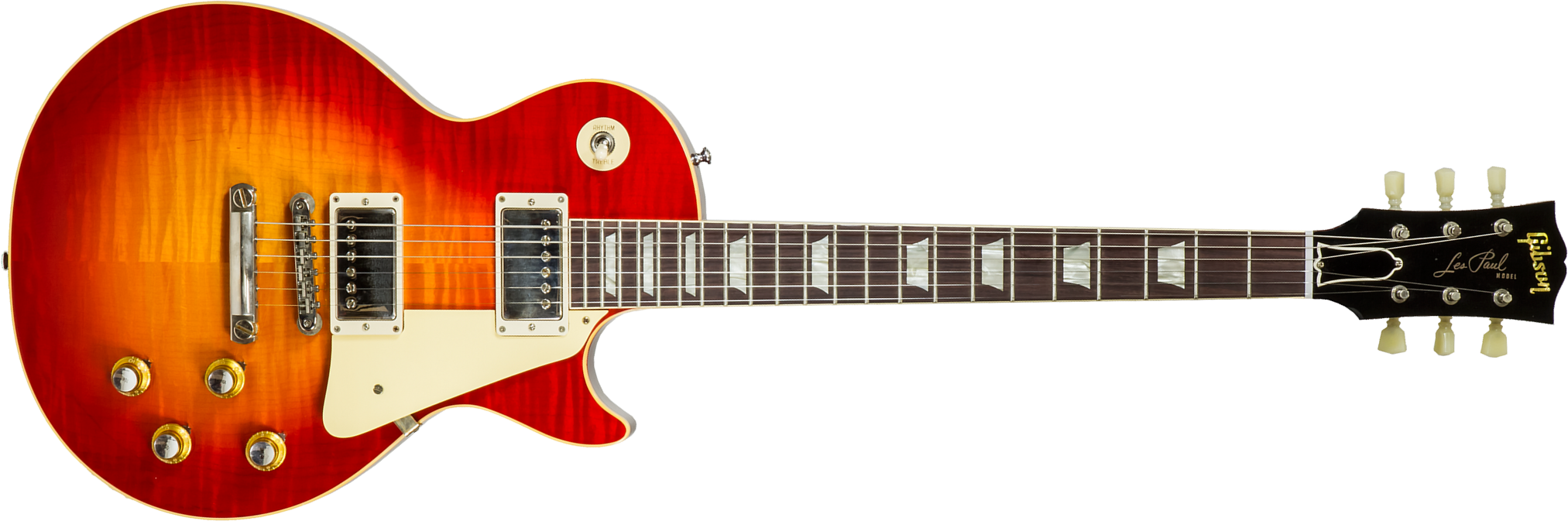 Gibson Custom Shop Les Paul Standard 1960 Reissue 2h Ht Rw #03362 - Murphy Lab Ultra Light Aged Wide Tomato Burst - Guitare Électrique Single Cut - Ma
