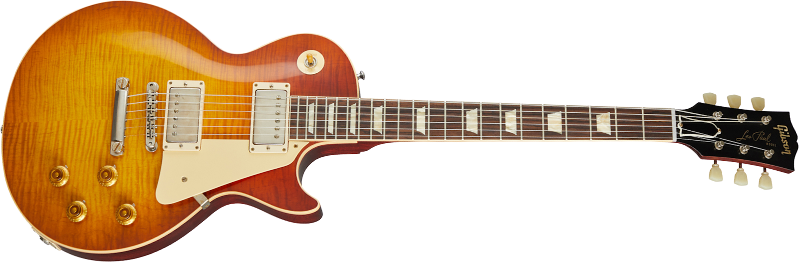 Gibson Custom Shop Les Paul Standard 1960 V1 60th Anniversary 2h Ht Rw - Vos Antiquity Burst - Guitare Électrique Single Cut - Main picture