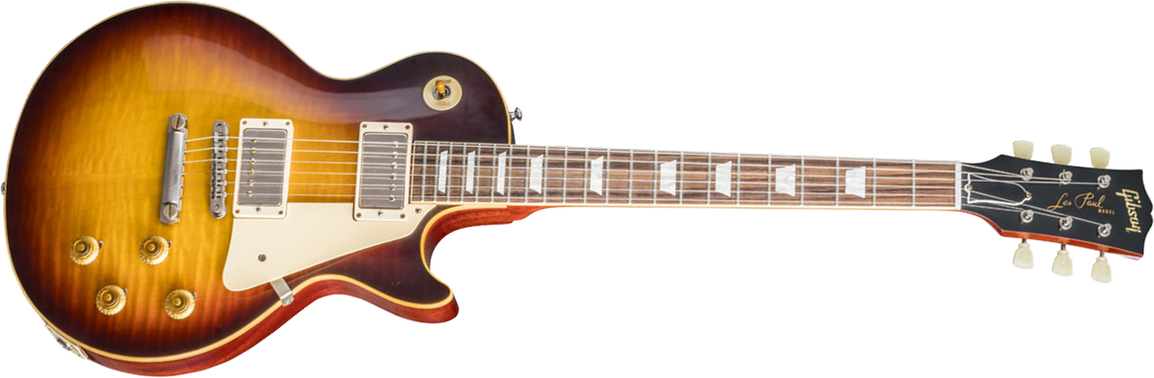 Gibson Custom Shop Les Paul Standard Burstdriver 2h Ht Rw #871302 - Vos Havana Fade - Guitare Électrique Single Cut - Main picture