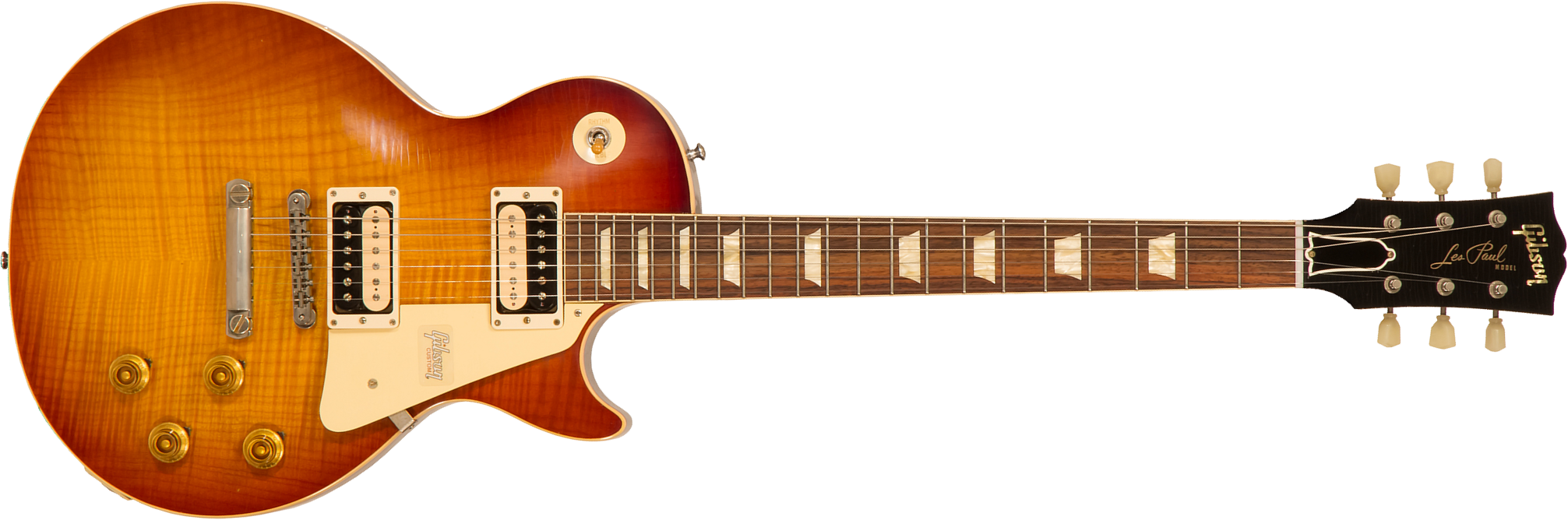 Gibson Custom Shop M2m Les Paul Standard 1958 2h Ht Rw #89904 - Kentucky Bourbon Fade - Guitare Électrique Single Cut - Main picture