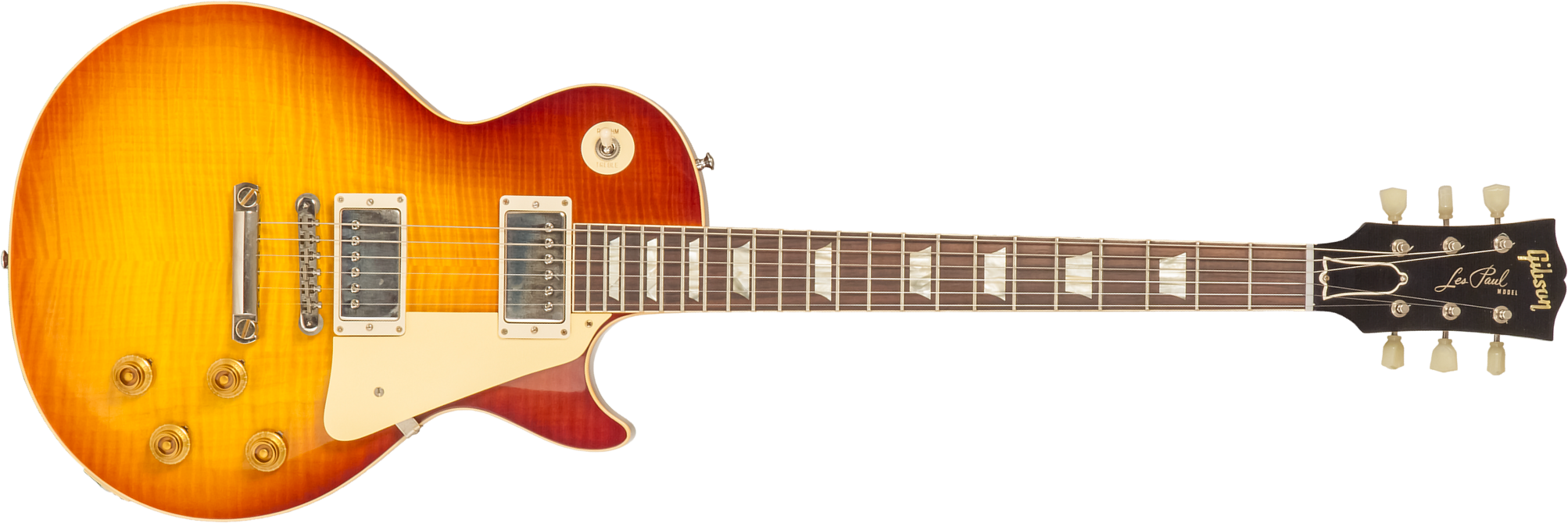 Gibson Custom Shop M2m Les Paul Standard 1959 Reissue 2h Ht Rw #932118 - Murphy Lab Ultra Light Aged Slow Iced Tea Fade - Guitare Électrique Single Cu