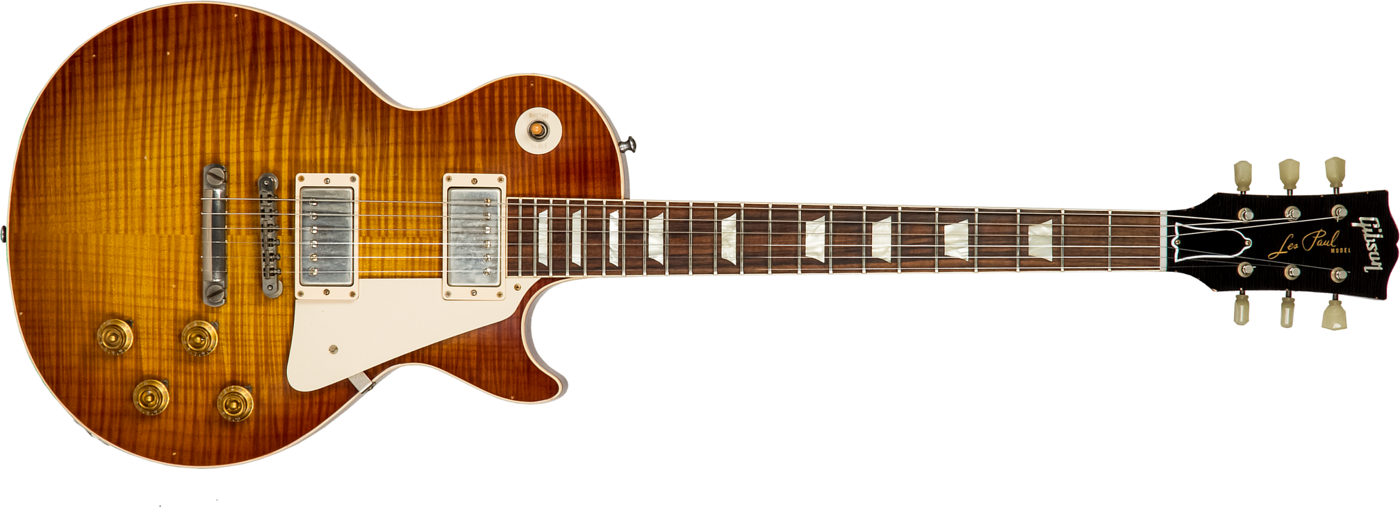 Gibson Custom Shop M2m Les Paul Standard 1959 Reissue 2h Ht Rw #943170 - Lightly Aged Iced Tea - Guitare Électrique Single Cut - Main picture