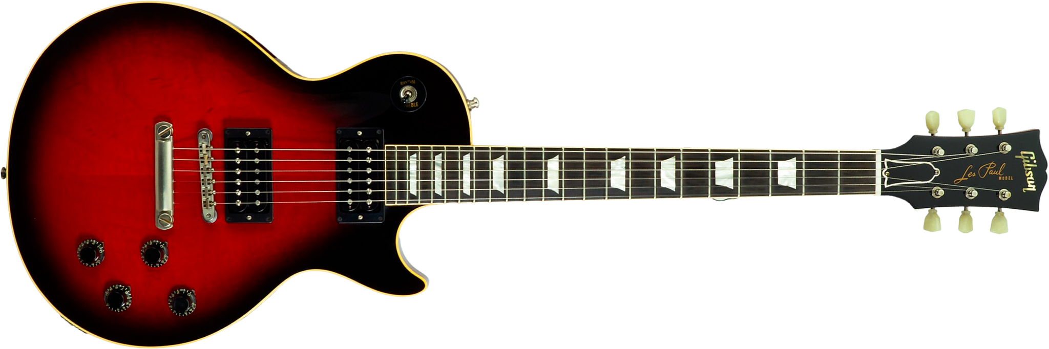Gibson Custom Shop M2m Slash Les Paul 1958 Standard Proto #2 - Vos Vermillion Burst - Guitare Électrique Single Cut - Main picture