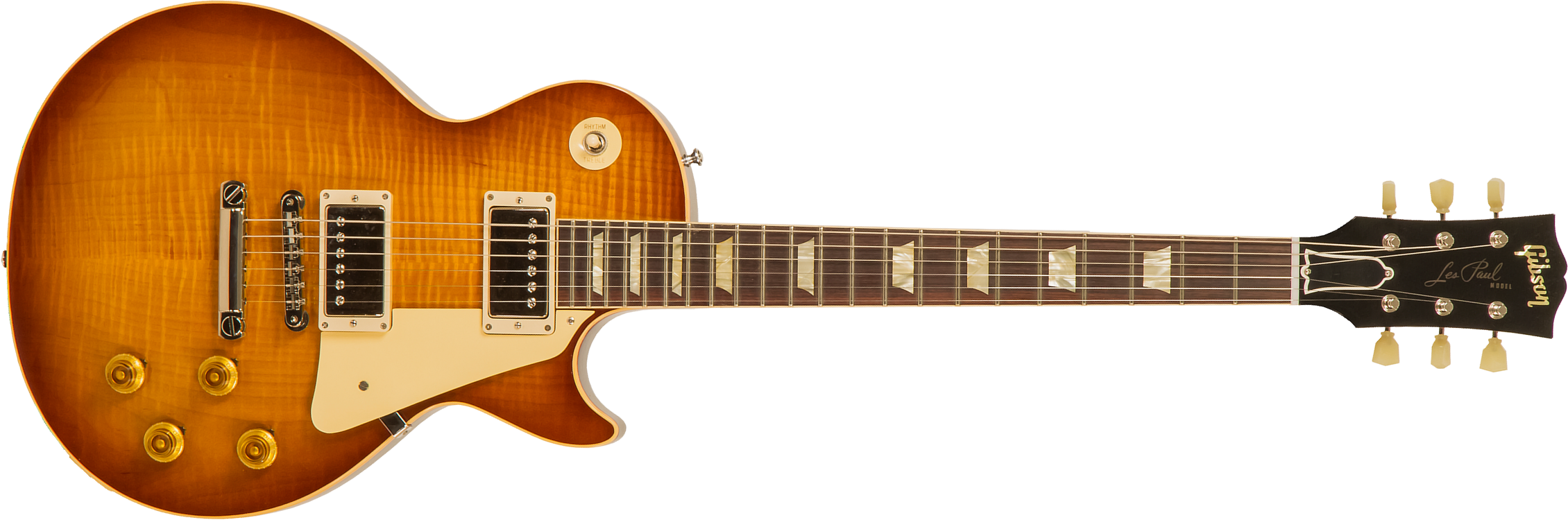 Gibson Custom Shop Standard Historic Les Paul Standard 1959 2h Ht Rw - Gloss Lemonburst - Guitare Électrique Single Cut - Main picture