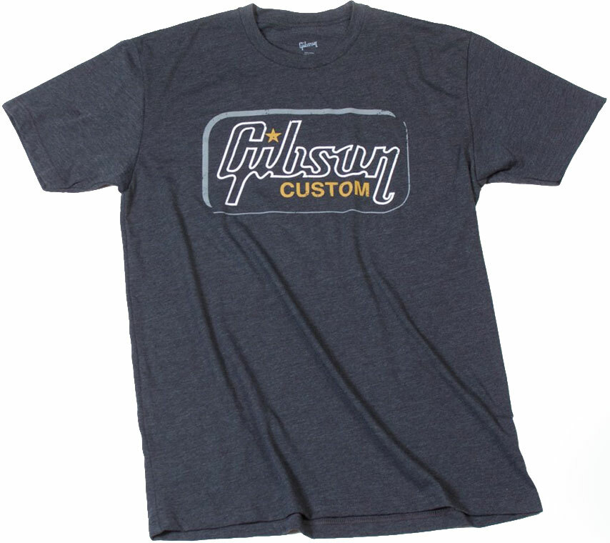Gibson Custom T Small Heathered Gray - S - T-shirt - Main picture