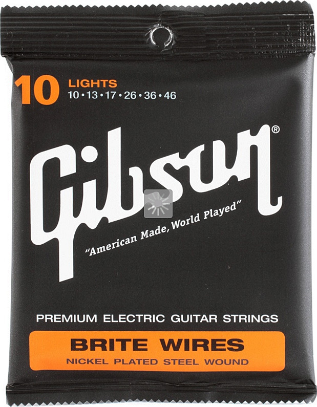 Gibson Jeu De 6 Cordes Electric (6) Brite Wires Seg-700l 10-46 - Cordes Guitare Électrique - Main picture