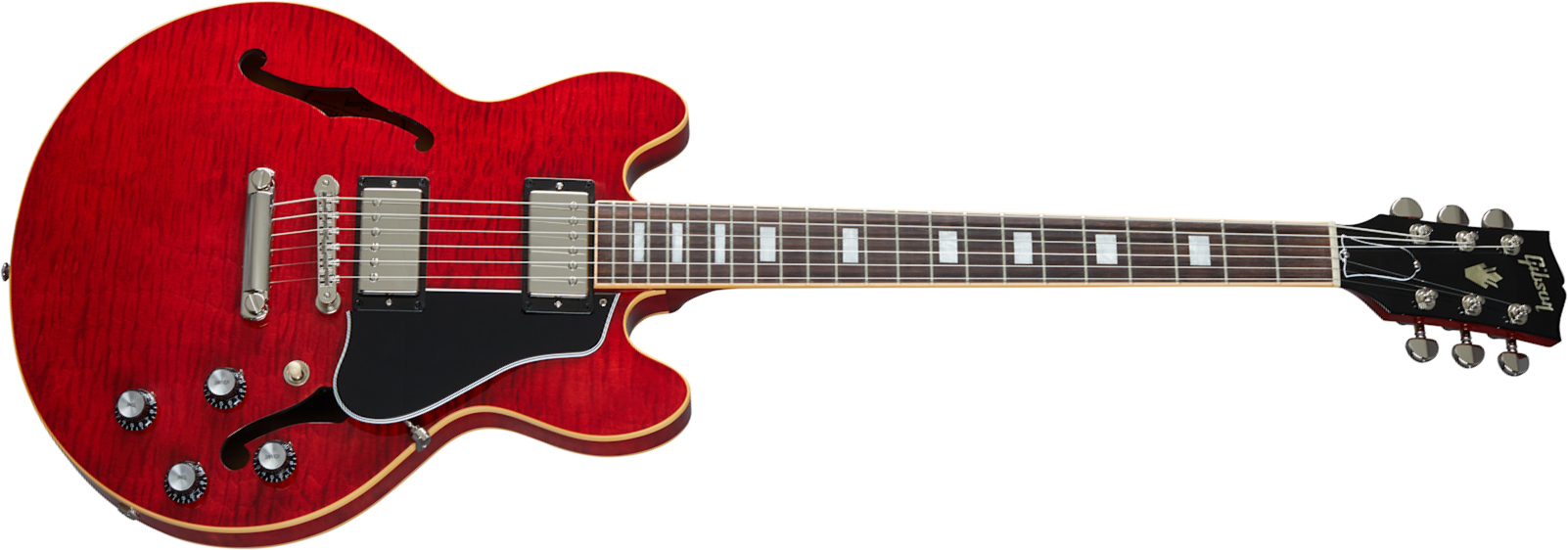 Gibson Es-339 Figured Modern 2020 2h Ht Rw - Sixties Cherry - Guitare Électrique 1/2 Caisse - Main picture