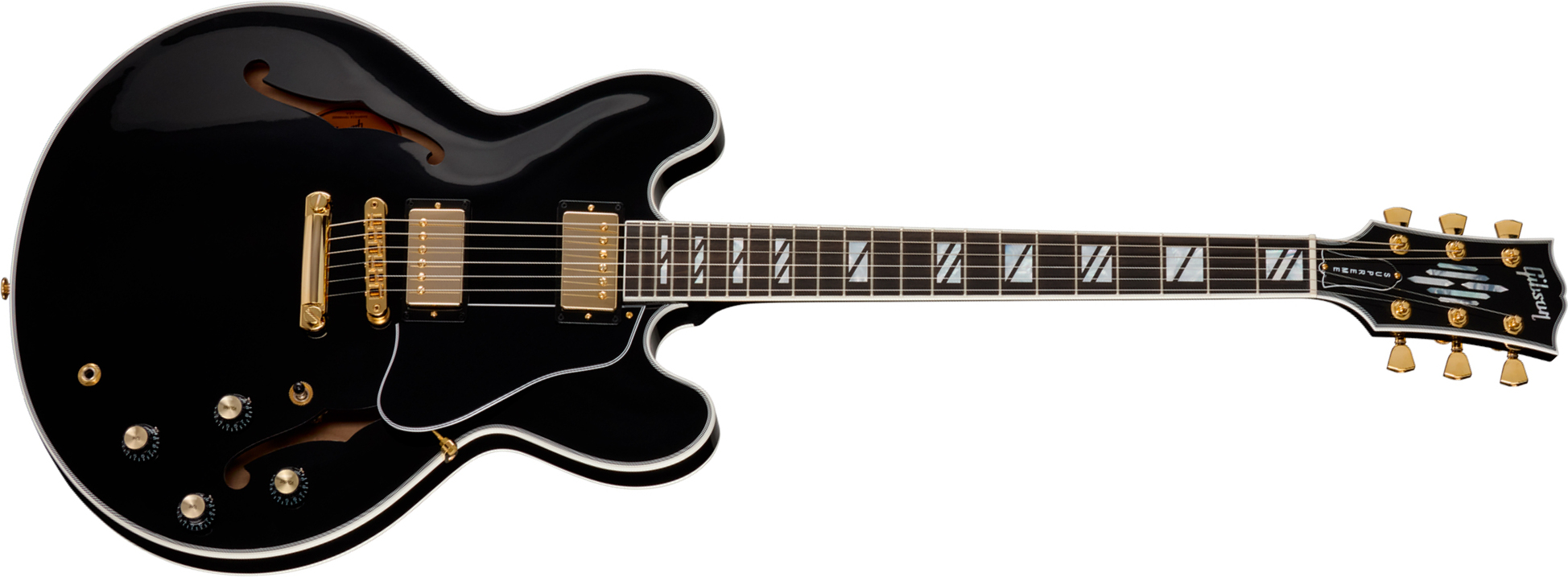 Gibson Es Supreme 2h Ht Eb - Ebony - Guitare Électrique 1/2 Caisse - Main picture