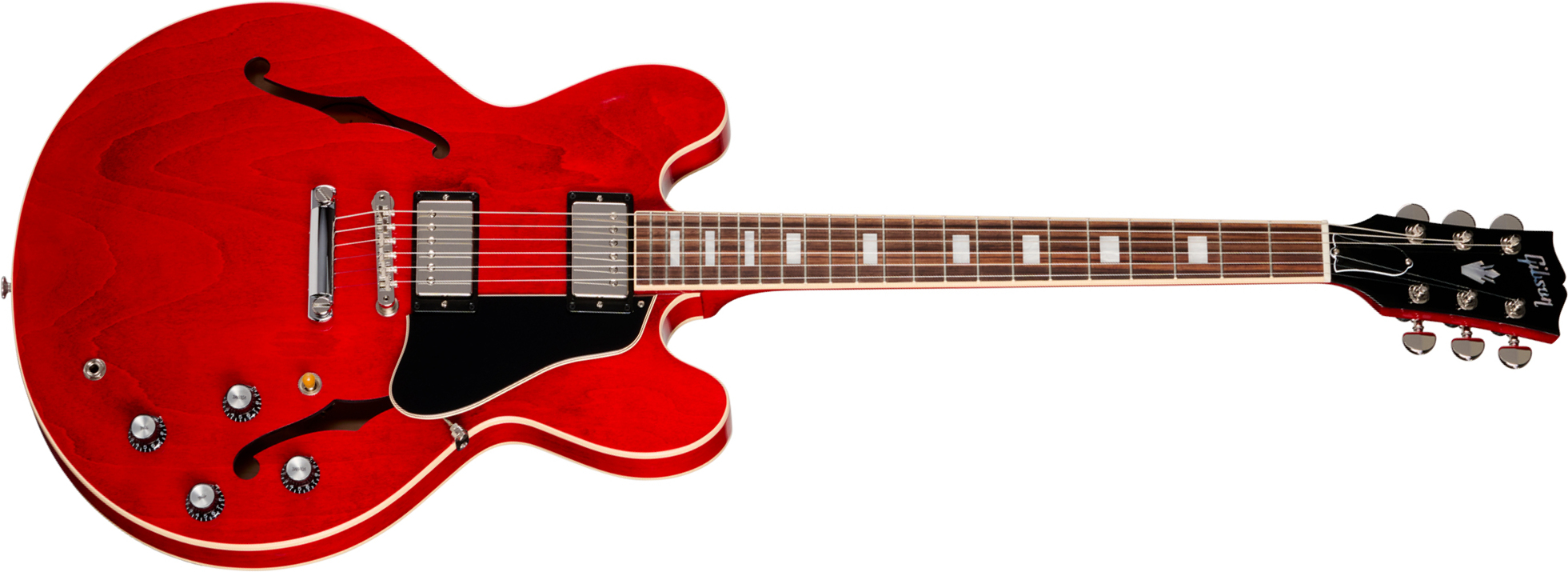 Gibson Es335 60s Usa 2h Ht Rw - Sixties Cherry - Guitare Électrique 1/2 Caisse - Main picture