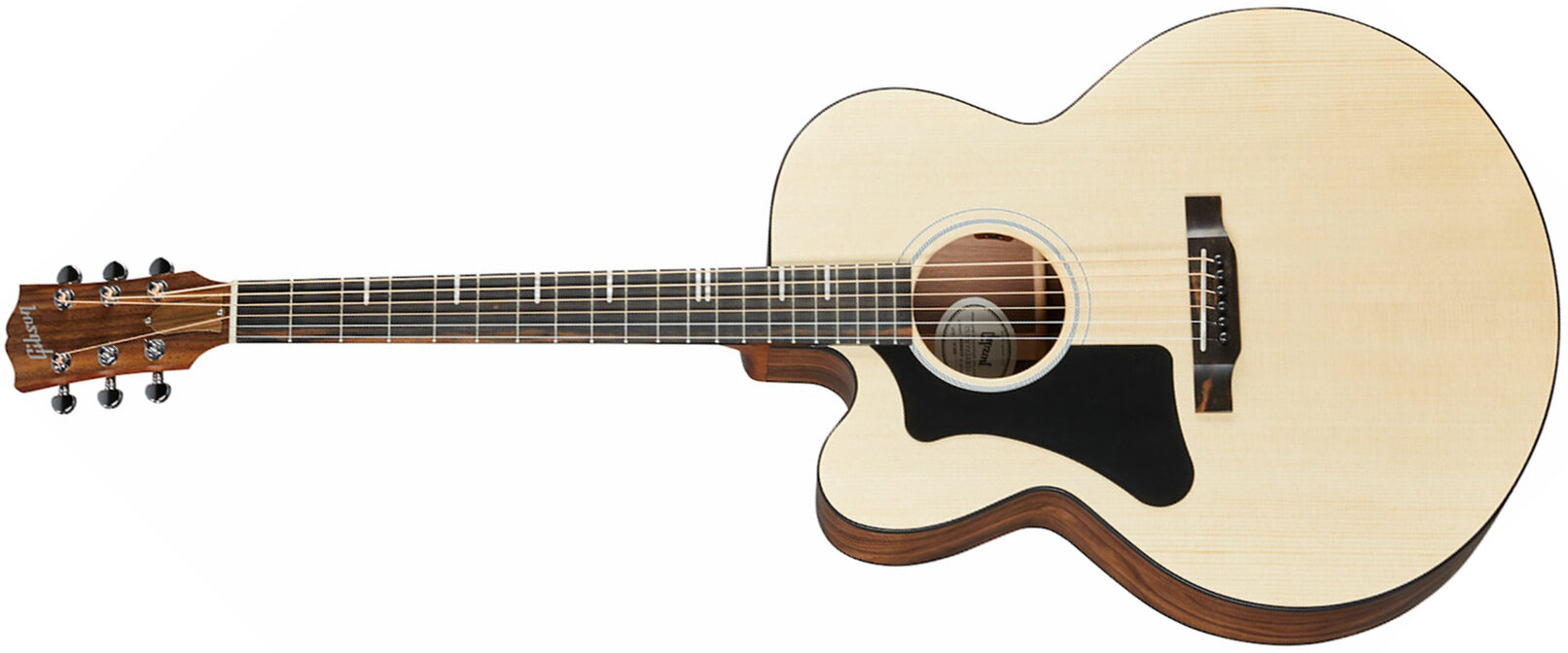 Gibson G-200 Ec Lh Jumbo Modern Gaucher Cw Epicea Noyer Wal Eb - Natural Satin - Guitare Acoustique - Main picture