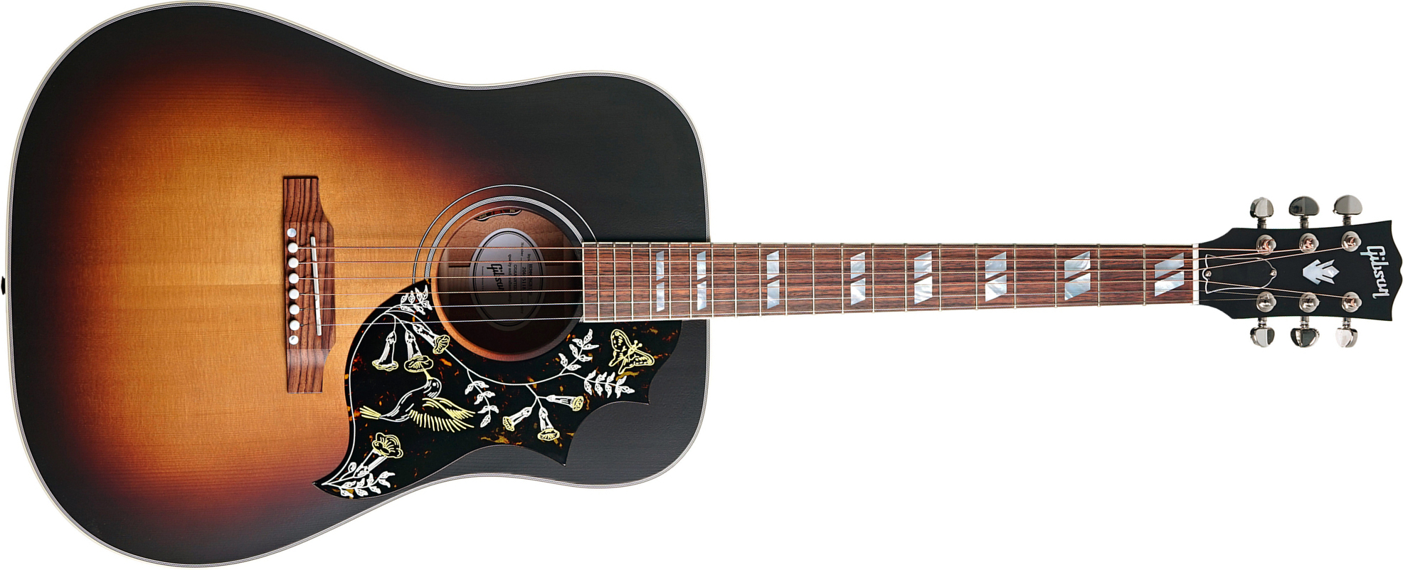 Gibson Hummingbird Faded Modern Dreadnought Epicea Acajou Rw - Vintage Sunburst - Guitare Folk - Main picture