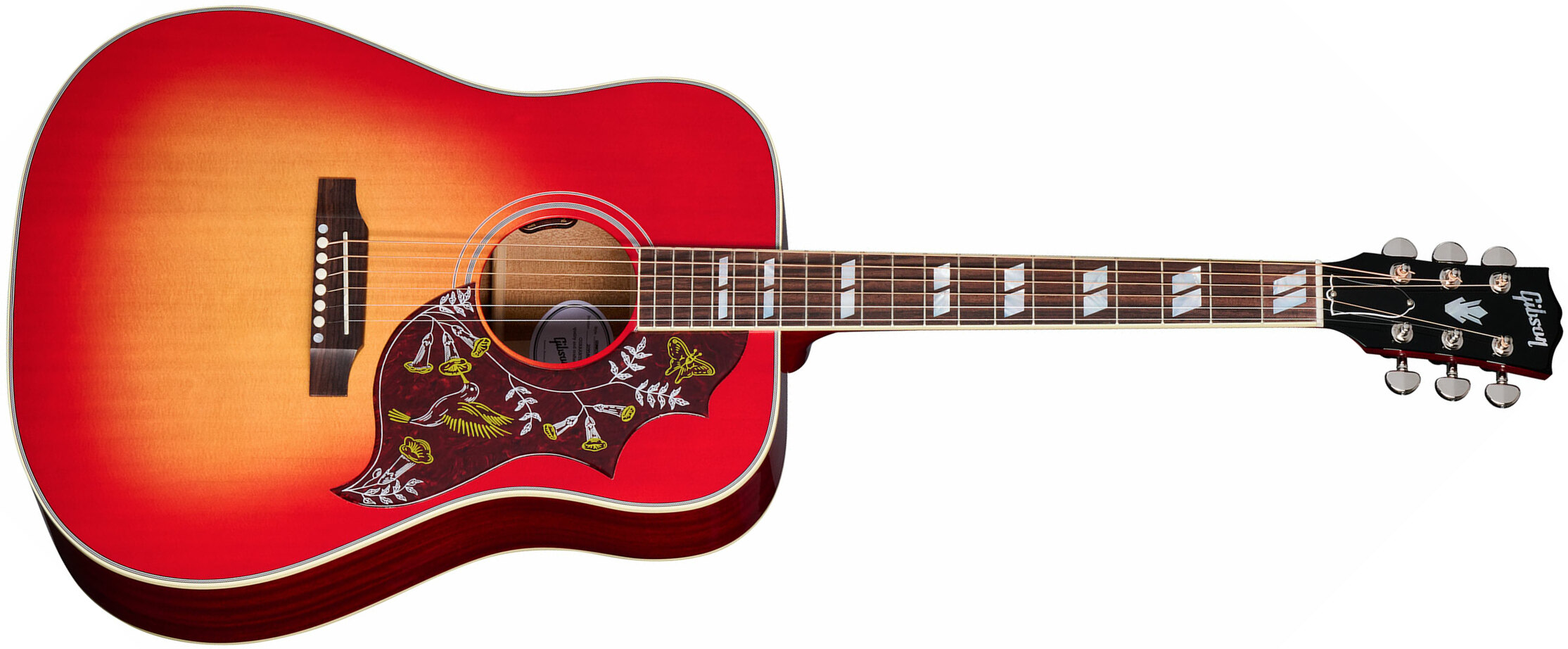 Gibson Hummingbird Standard Modern Dreadnought Epicea Acajou Rw - Vintage Cherry Sunburst - Guitare Folk - Main picture