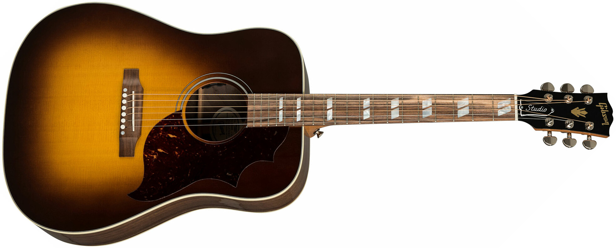 Gibson Hummingbird Studio Walnut 2023 Dreadnought Epicea Noyer Wal - Walnut Burst - Guitare Acoustique - Main picture