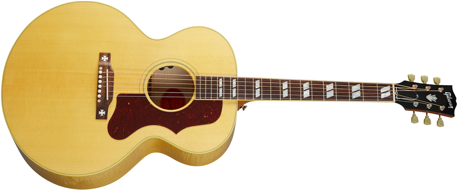 Gibson J-185 Original 2020 Jumbo Epicea Erable Rw - Antique Natural - Guitare Electro Acoustique - Main picture