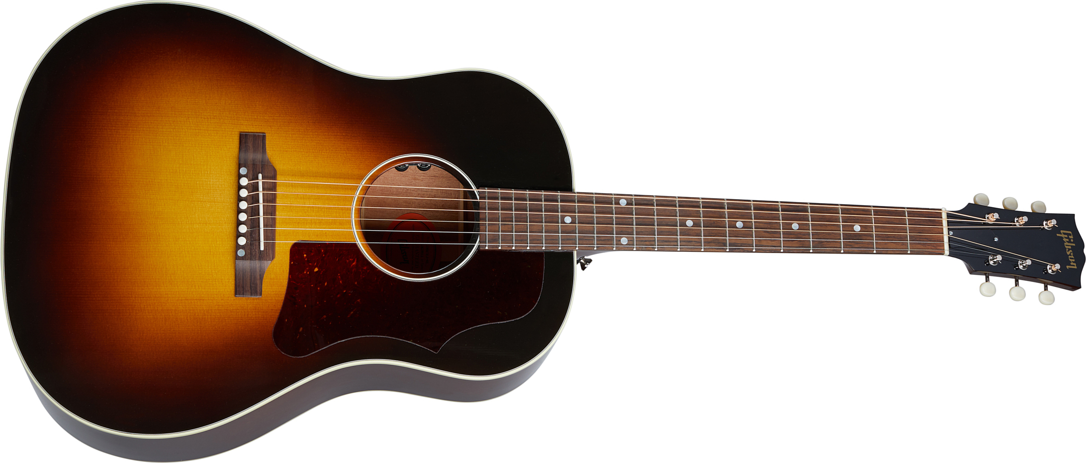 Gibson J-45 50s Original 2020 Dreadnought Epicea Acajou Rw - Vintage Sunburst - Guitare Electro Acoustique - Main picture