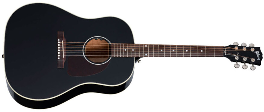 Gibson J-45 Standard Modern Dreadnought Epicea Acajou Rw - Ebony - Guitare Folk - Main picture