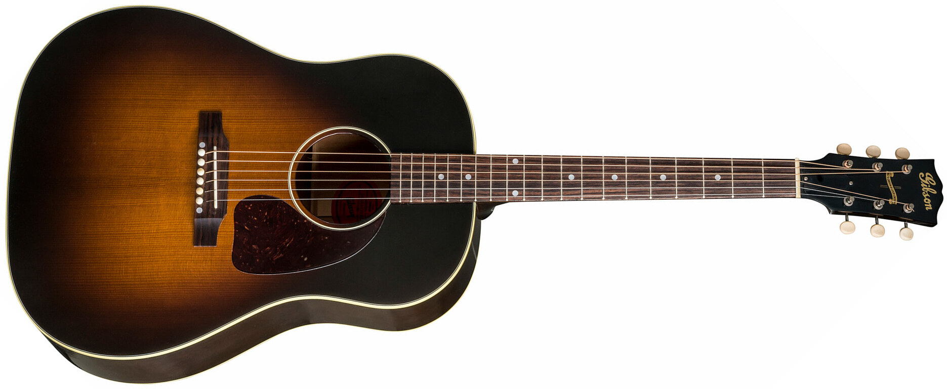 Gibson J-45 Vintage 2018 Dreadnought Epicea Acajou - Vos Vintage Sunburst - Guitare Acoustique - Main picture