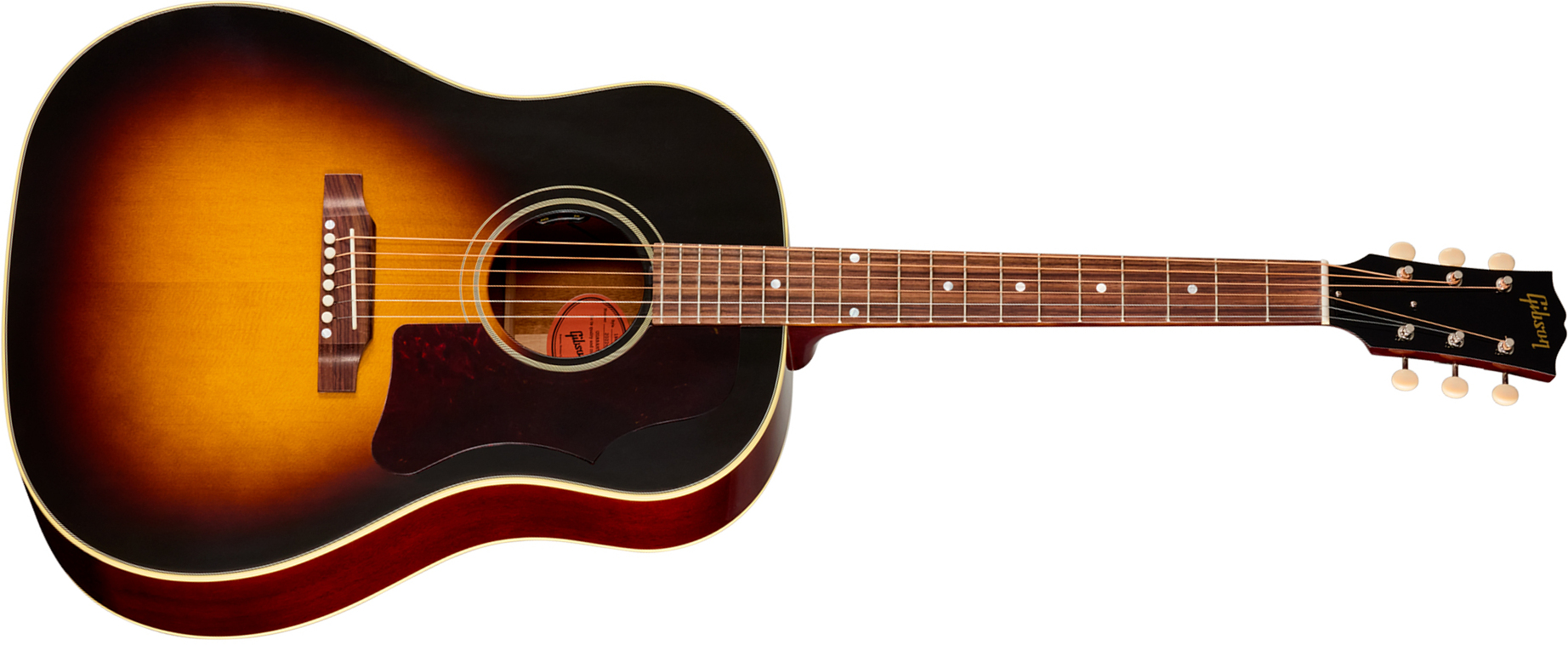 Gibson J45 60s Original (baggs Hifi Dna) Dreadnought Epicea Acajou Rw - Vintage Sunburst - Guitare Folk - Main picture