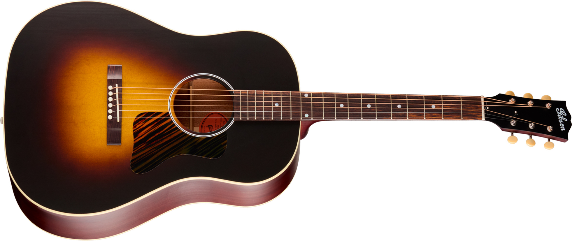 Gibson J45 Century 12-fret Dreadnought Shsc Epicea Acajou Rw - Vintage Sunburst - Guitare Folk - Main picture