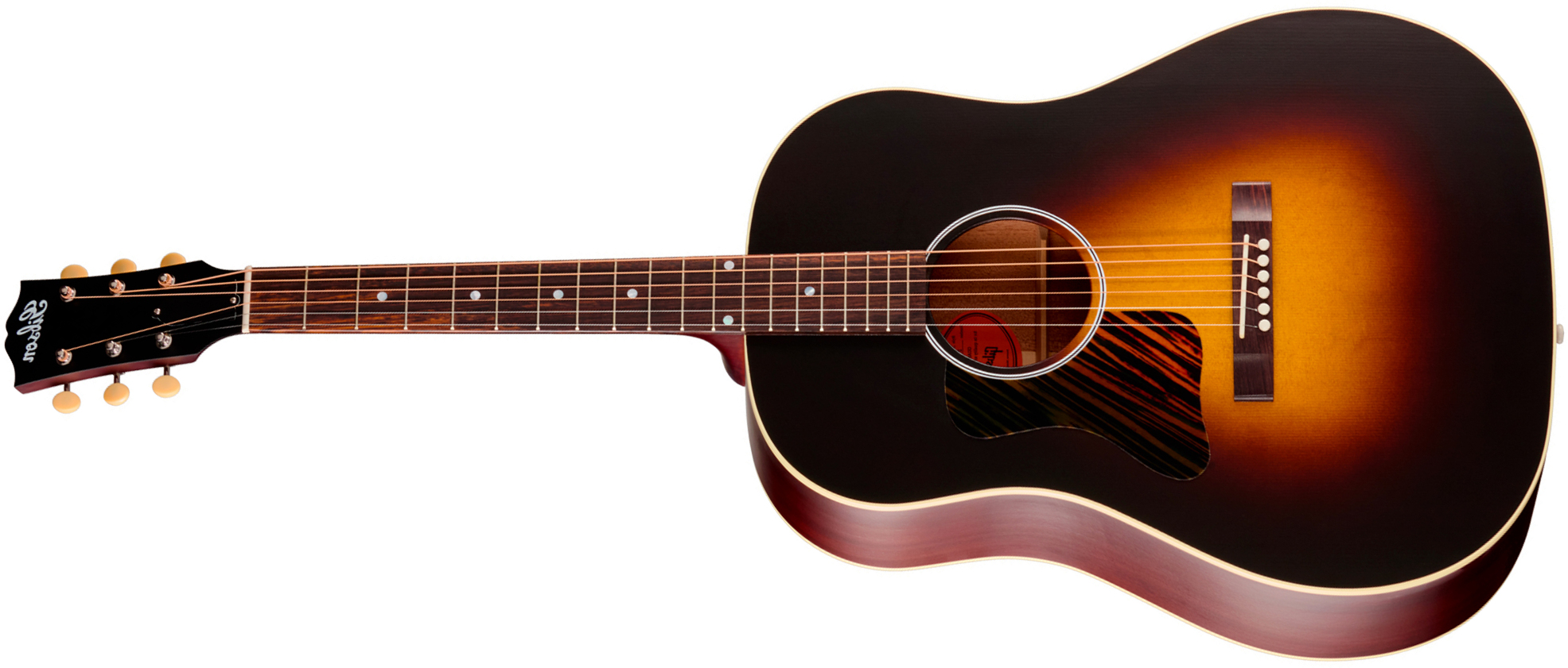 Gibson J45 Century 12-fret Dreadnought Shsc Epicea Acajou Rw - Vintage Sunburst Satin - Guitare Folk - Main picture