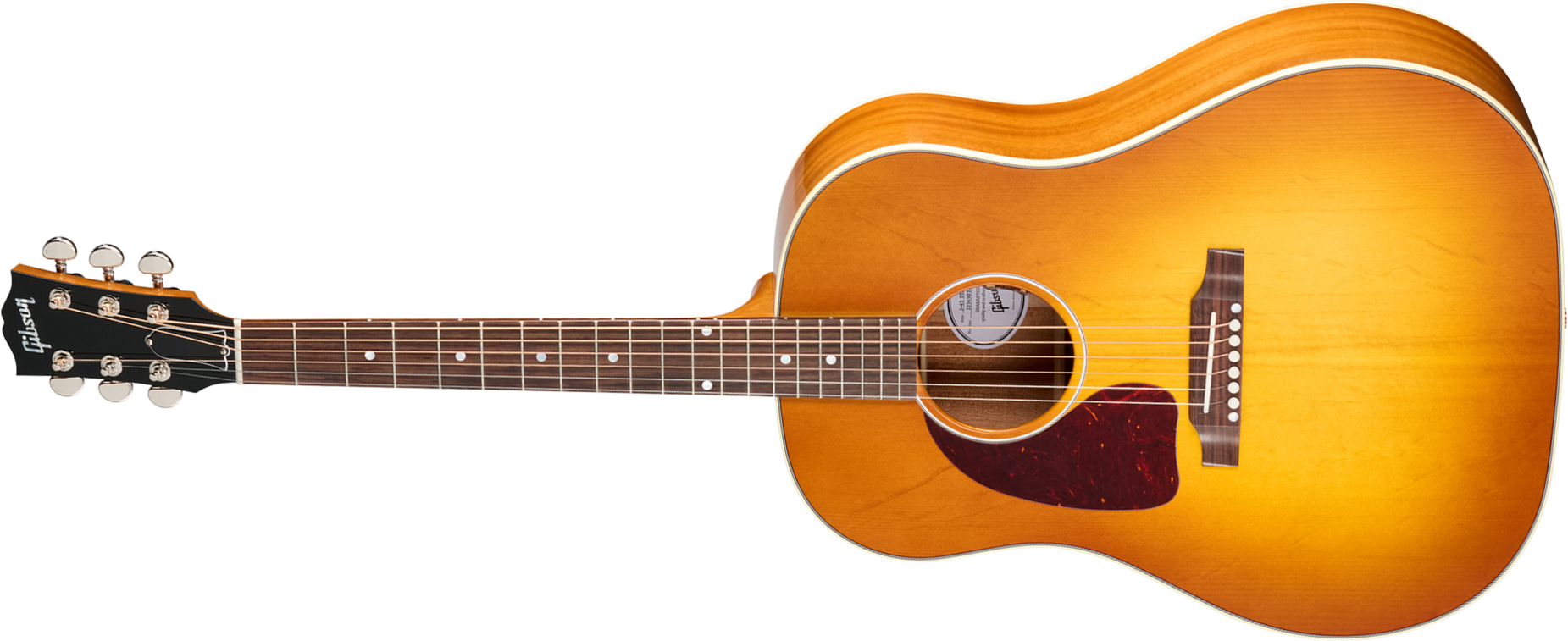 Gibson J45 Standard Lh (baggs Hifi Dna) Dreadnought Gaucher Epicea Acajou Rw - Heritage Cherry Sunburst - Guitare Folk - Main picture
