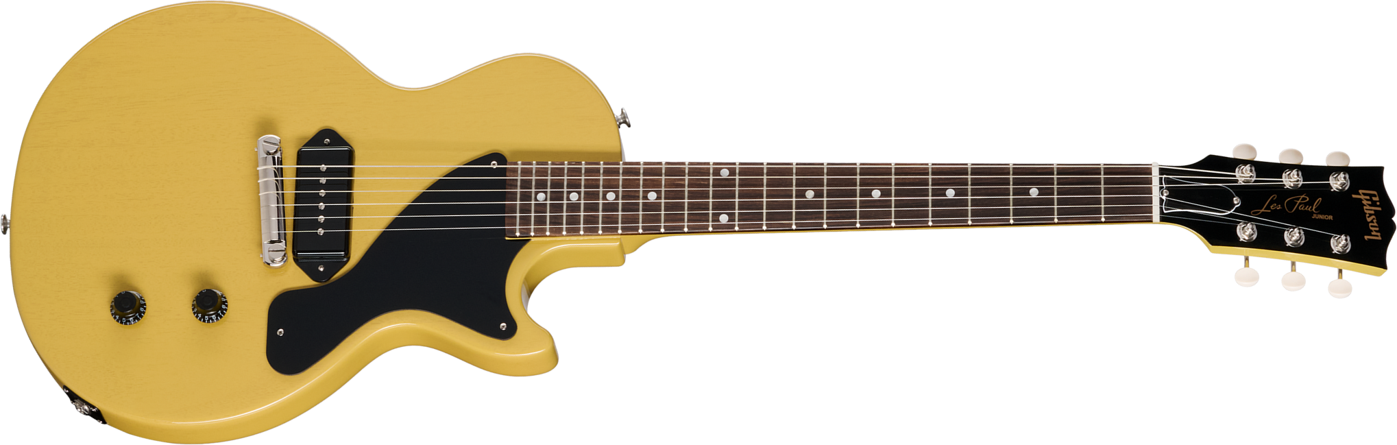 Gibson Les Paul Junior Original Usa 1s P90 Ht Rw - Tv Yellow - Guitare Électrique Single Cut - Main picture