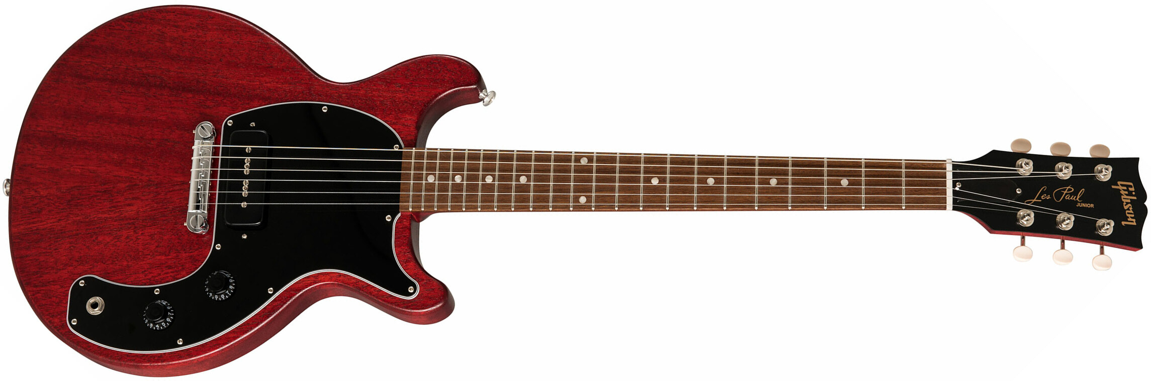 Gibson Les Paul Junior Tribute 2019 P90 Ht Rw - Worn Cherry - Guitare Électrique Single Cut - Main picture