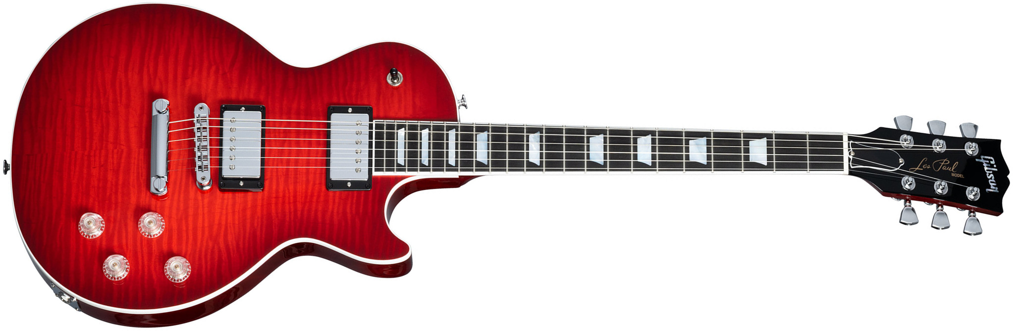 Gibson Les Paul Modern Figured 2h Ht Rw - Cherry Burst - Guitare Électrique Single Cut - Main picture