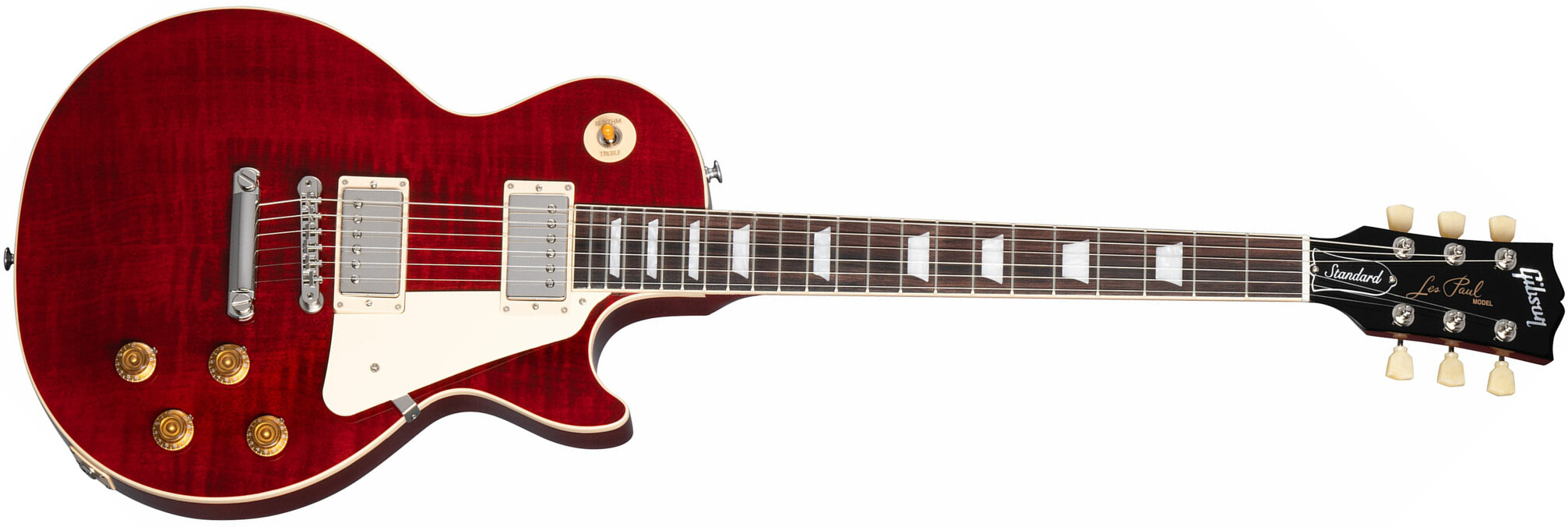 Gibson Les Paul Standard 50s Figured Original 2h Ht Rw - 60s Cherry - Guitare Électrique Single Cut - Main picture