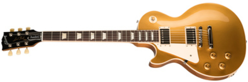 Gibson Les Paul Standard 50s Lh Original Gaucher 2h Ht Rw - Gold Top - Guitare Électrique Gaucher - Main picture