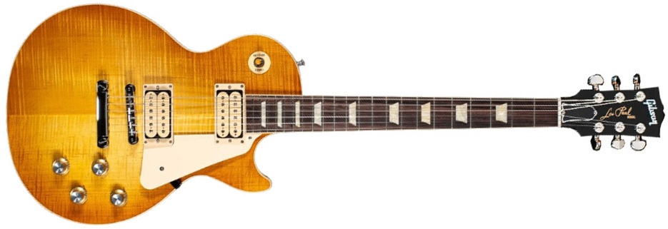 Gibson Les Paul Standard 60s Double Trouble Modern Usa 2h Ht Rw - Vintage Honey Burst Gloss - Guitare Électrique Single Cut - Main picture
