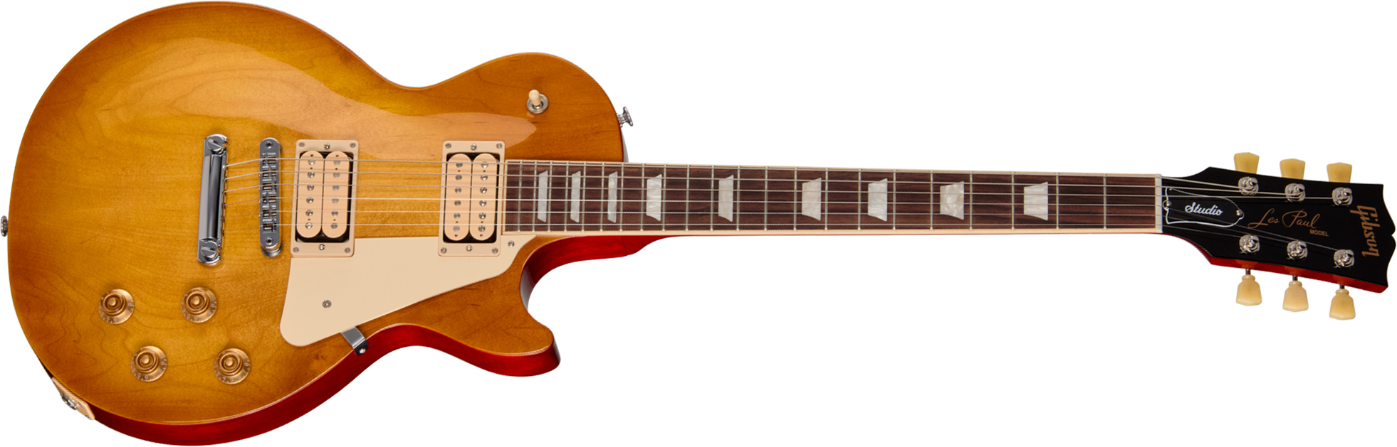 Gibson Les Paul Studio Double Trouble Original  2h Ht Rw - Dirty Lemon Burst - Guitare Électrique Single Cut - Main picture