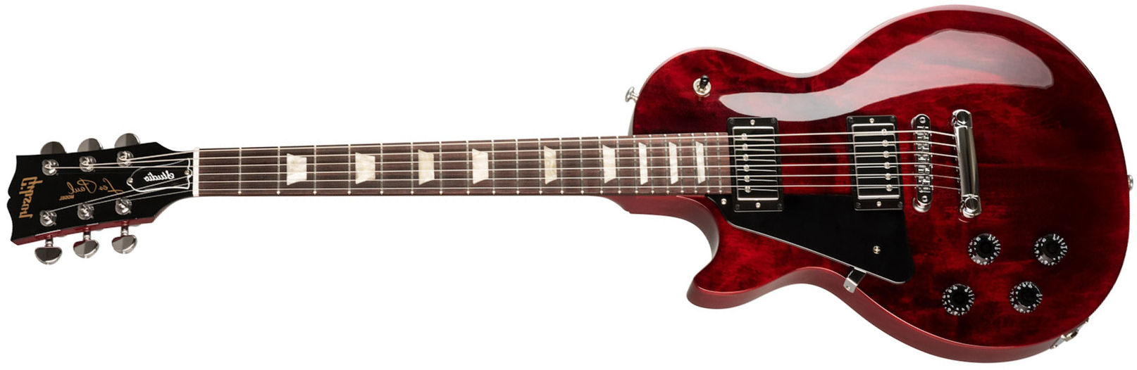 Gibson Les Paul Studio Modern 2020 Lh Gaucher 2h Ht Rw - Wine Red - Guitare Électrique Gaucher - Main picture